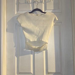 Aritzia; Wilfred slit front tee